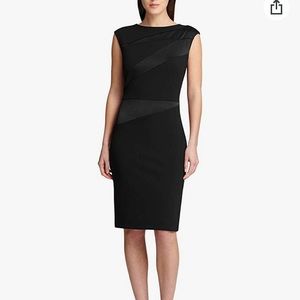 DKNY Sleeveless Black Dress